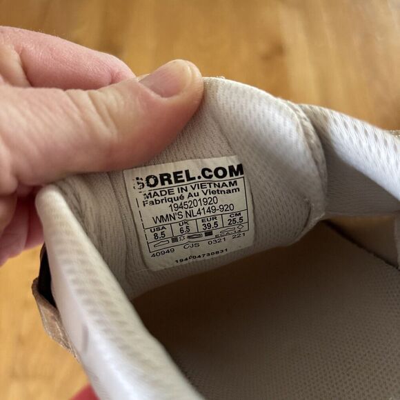 Sorel Kinetic Women's 8.5 Renegade Strap Sneakers Shoes White Walking - Picture 11 of 12